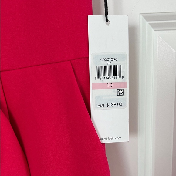 Calvin Klein Raspberry Jumpsuit - Picture 2 of 6